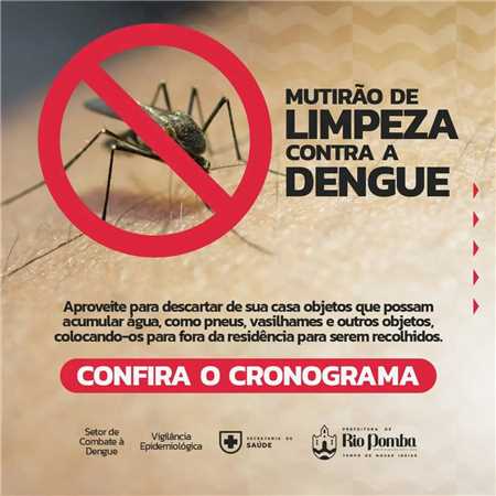 Prefeitura Municipal De Rio Pomba Mutir O De Limpeza Contra Dengue